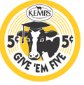 Kemps Give 'Em Five Logo